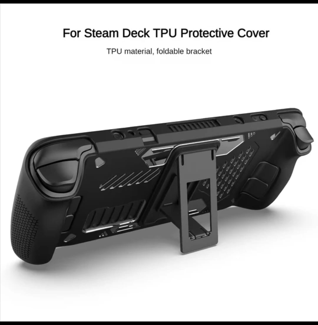 Silicone Protective Cover for Steam Deck Case Black