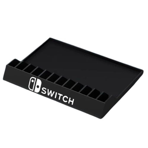 Game Card Holder 12 Cartridges Black For Switch OLED