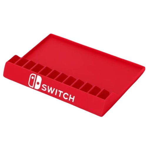 Game Card Holder 12 Cartridges Red For Switch OLED