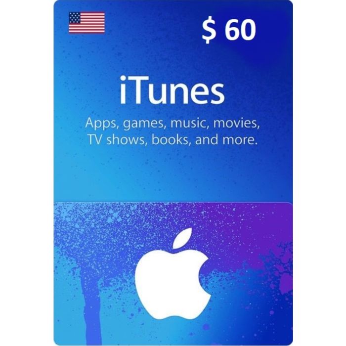 Apple iTunes Gift Card USA Store 60$