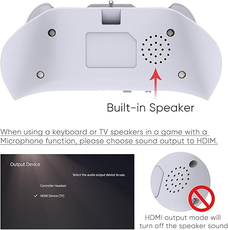 Wireless Mini Keyboard for PS5 Controller