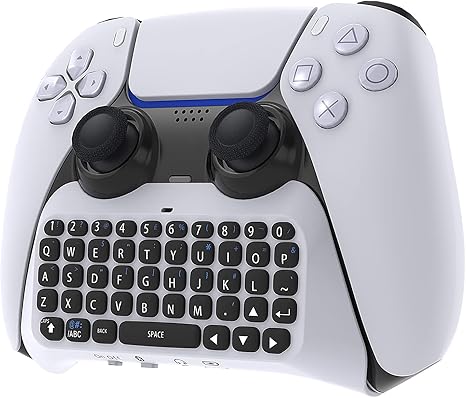 Wireless Mini Keyboard for PS5 Controller