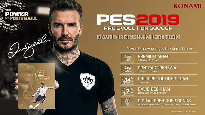 PES 2019: David Beckham Steel book Edition PS4