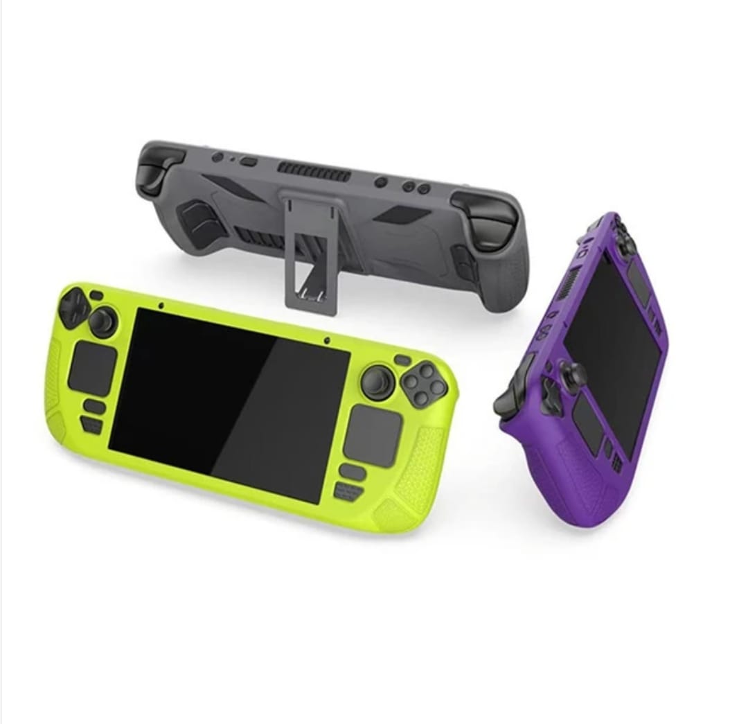 Silicone Protective Cover for Steam Deck Case-Purple