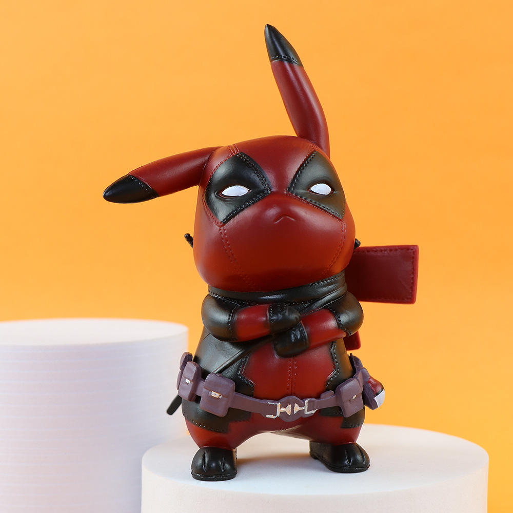 Pickachu Cosplay Deadpooll 13.5cm