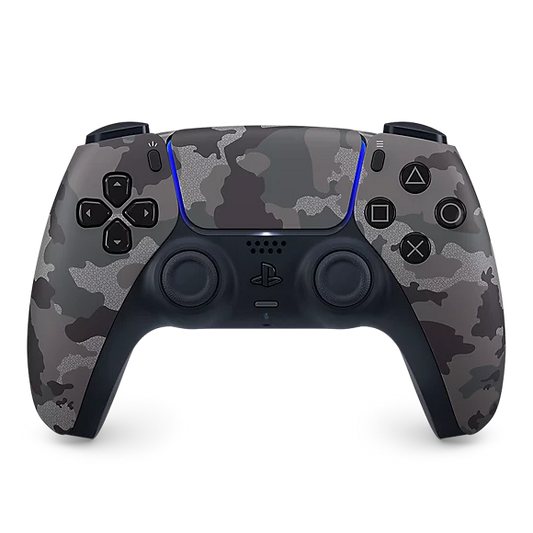 PS5 DualSense Controller - Gray Camouflage