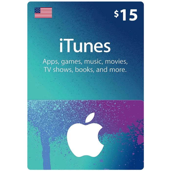 Apple iTunes Gift Card USA Store 15$