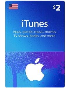 Apple iTunes Gift Card USA Store 2$