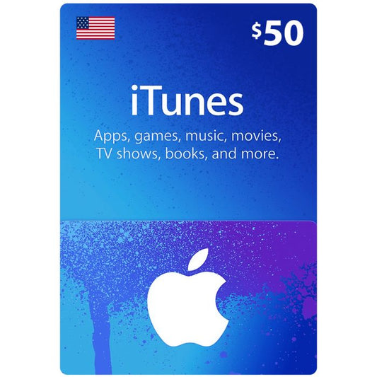 Apple iTunes Gift Card USA Store 50$