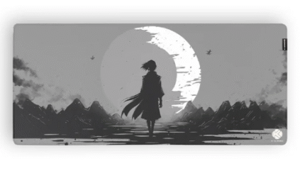 KGAMING Glide Mousepad Moonscape XXL